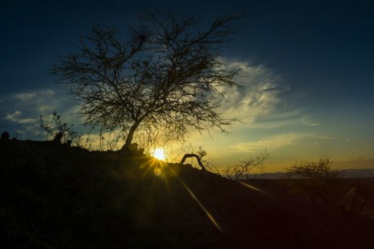 Atardecer en el desierto de La Tatacoa - Municipio de Viillavieja